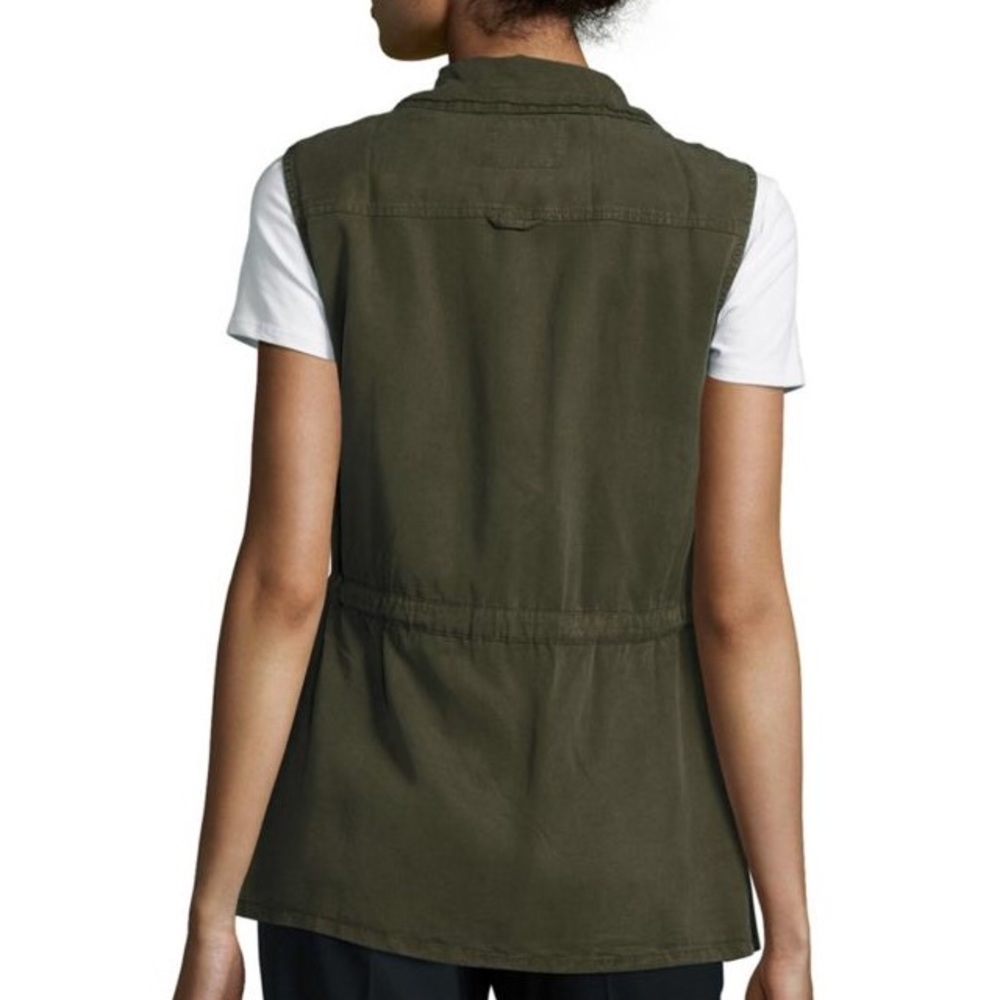 Sanctuary Anorak Vest Olive Army Green new - Picture 3 of 3
